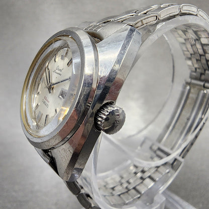Orient Lausanne Watch Women 25mm Silver Dial Steel Date Round Runs 4133040002