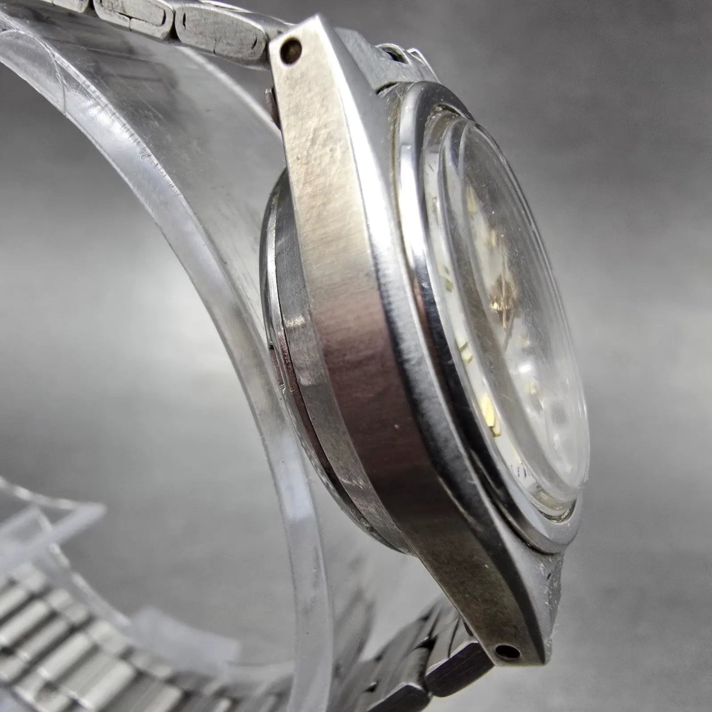Seiko 5 Automatic Watch Women 25mm Silver Dial Silver Tone 4206-0410 New Battery3