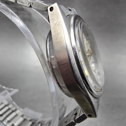 Seiko 5 Automatic Watch Women 25mm Silver Dial Silver Tone 4206-0410 New Battery3