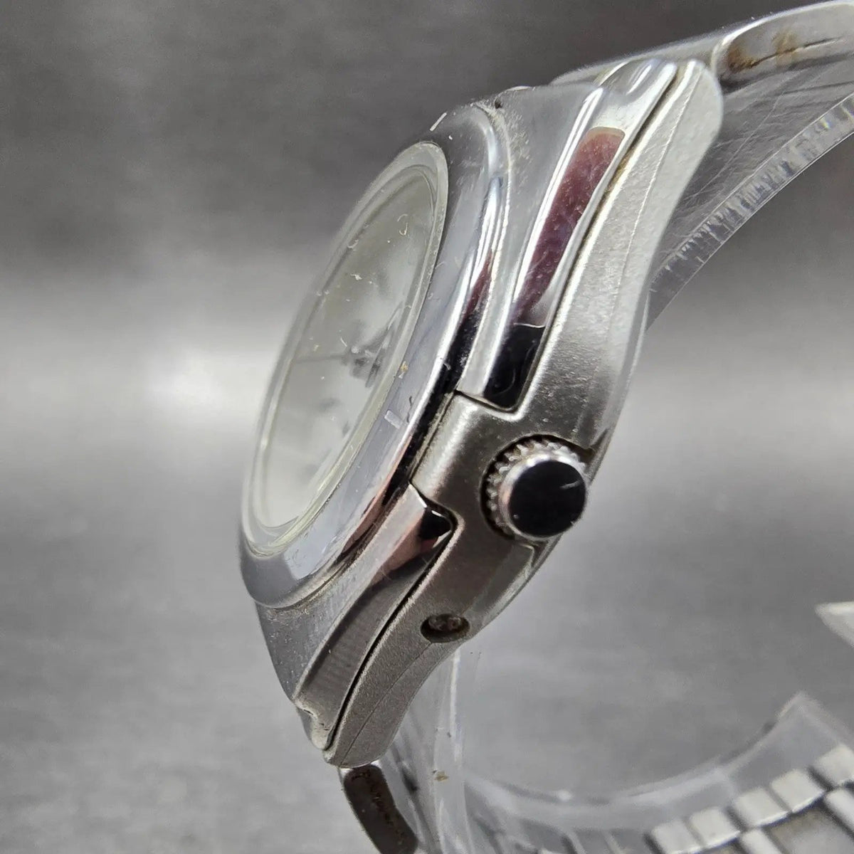 Casio Waveceptor Watch Women 28mm White Dial Silver Tone Date LWQ-10 Works JP 122