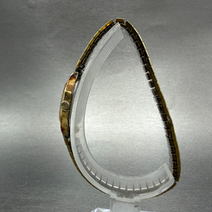 Seiko Watch Women 16mm Champagne Dial Gold Tone Octagon 2c20-5769 New Battery6
