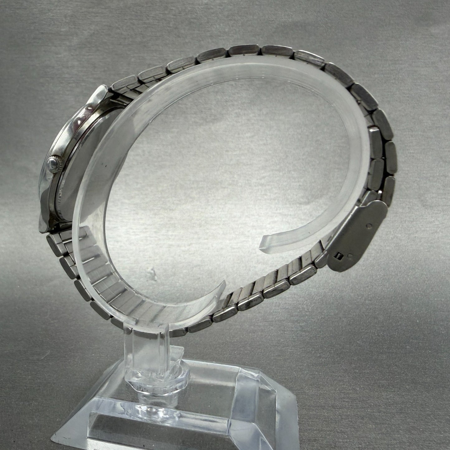 Seiko Spirit Watch Men 34mm Silver Dial Silver Tone Round 7n01-6a70 New Battery36