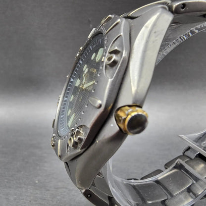 Citizen Eco-Drive Dive Watch Men 41mm Black Dial Titanium Date 7875-H04945 Runs2