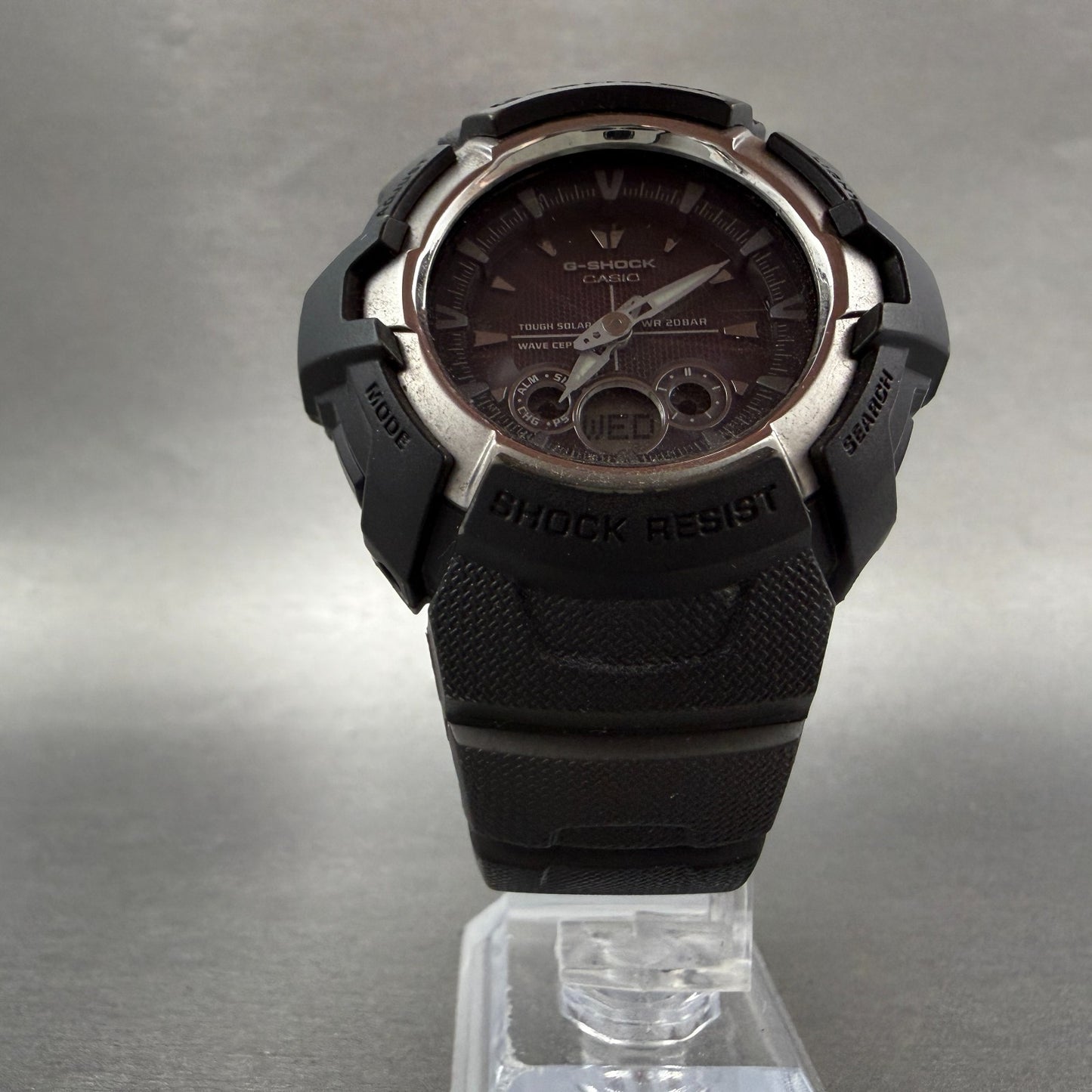 Casio G-Shock GW-1500SJ Watch Men 48mm Gray Analog Digital Alarm Chrono Runs5