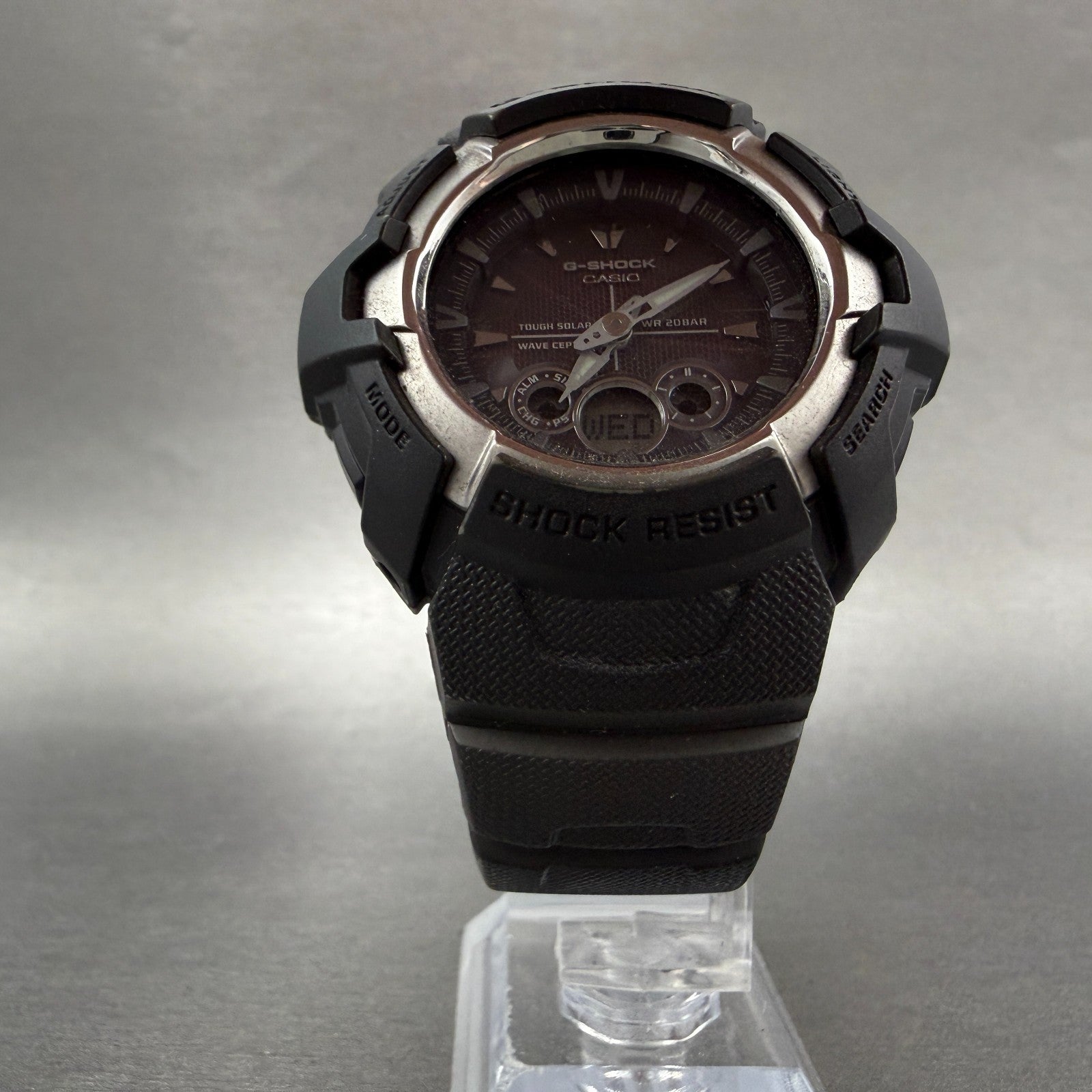Casio G-Shock GW-1500SJ Watch Men 48mm Gray Analog Digital Alarm Chrono Runs5