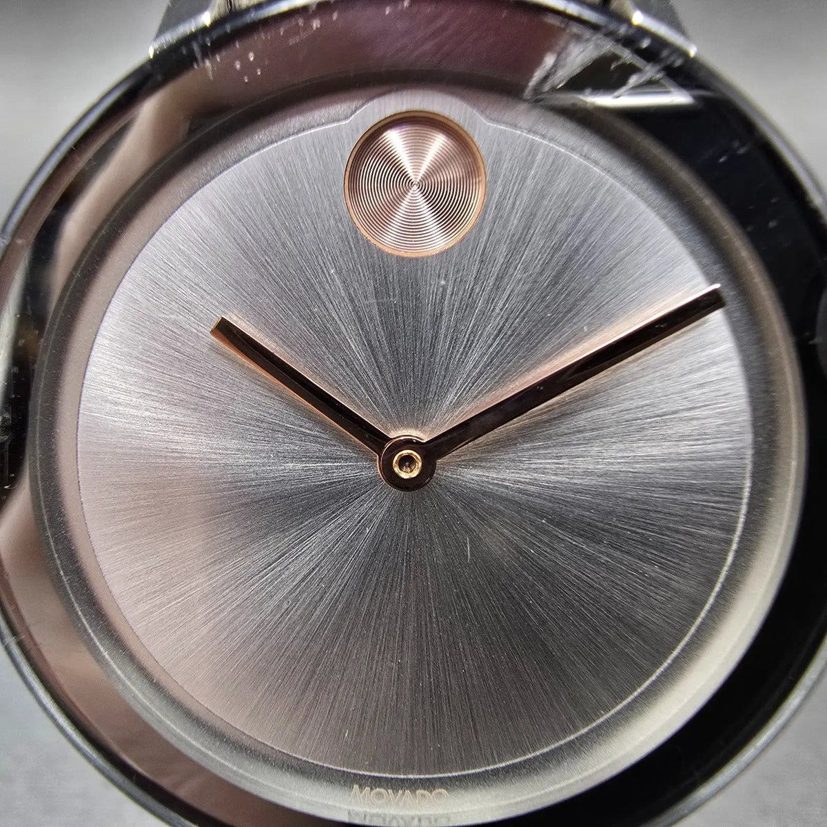 Movado Bold Evolution Watch Women 34mm Silver Dial Steel Round 3600821 New Batt1