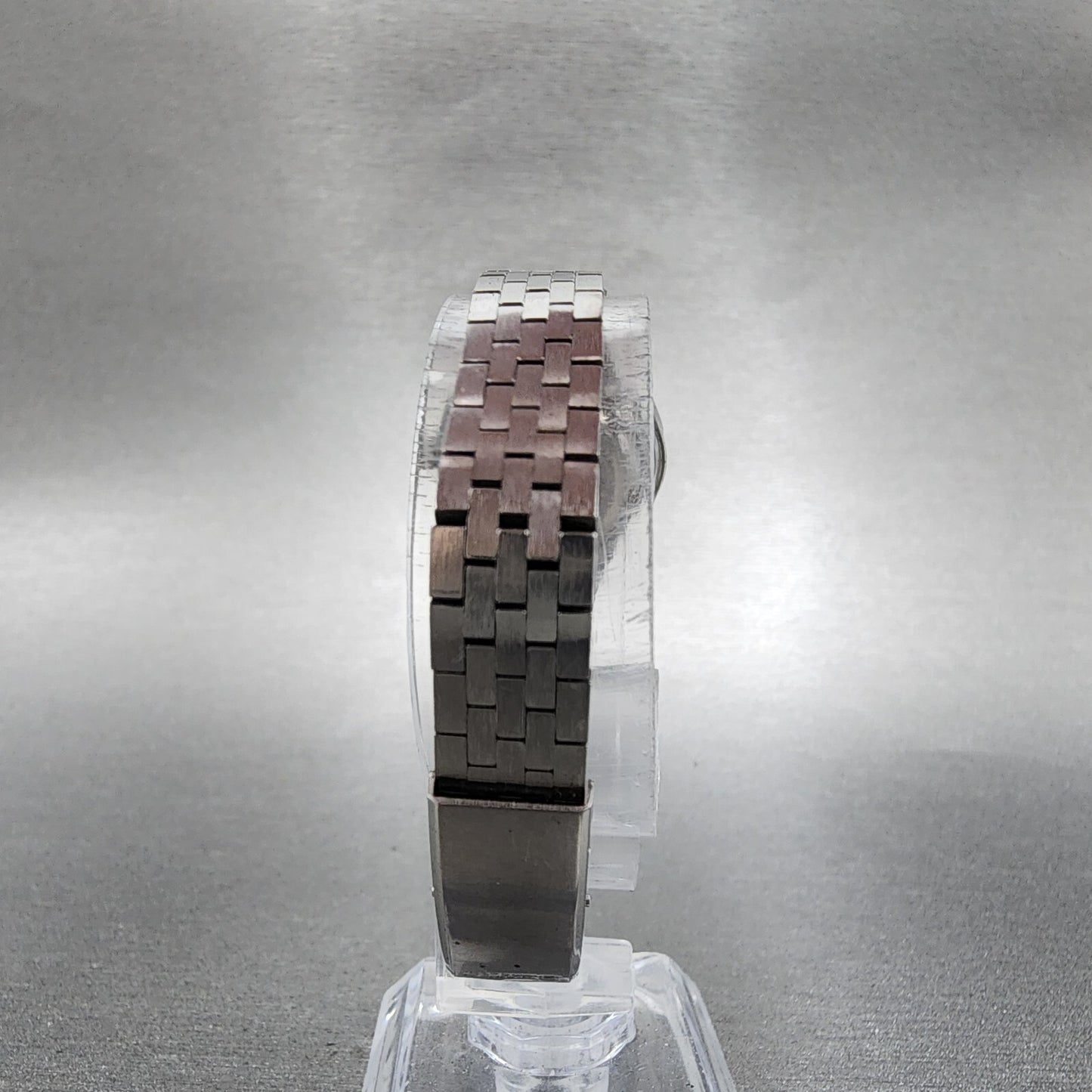 Seiko Automatic Watch Women 25mm Silver Dial Silver Tone Daydate Runs READ!!!!!!7