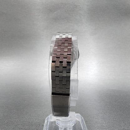 Seiko Automatic Watch Women 25mm Silver Dial Silver Tone Daydate Runs READ!!!!!!7