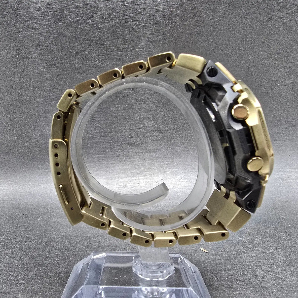 Casio G-Shock GMW-BZ5000 Watch Men 44mm Gold Atomic Solar Alarm Octagon Works9