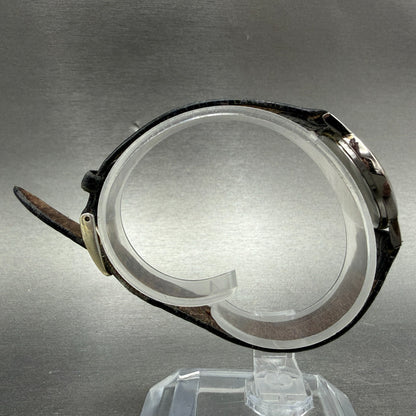 Seiko Watch Women 25mm Black Dial Black Tone Round 1N00-0C99 New Battery VTG GH8