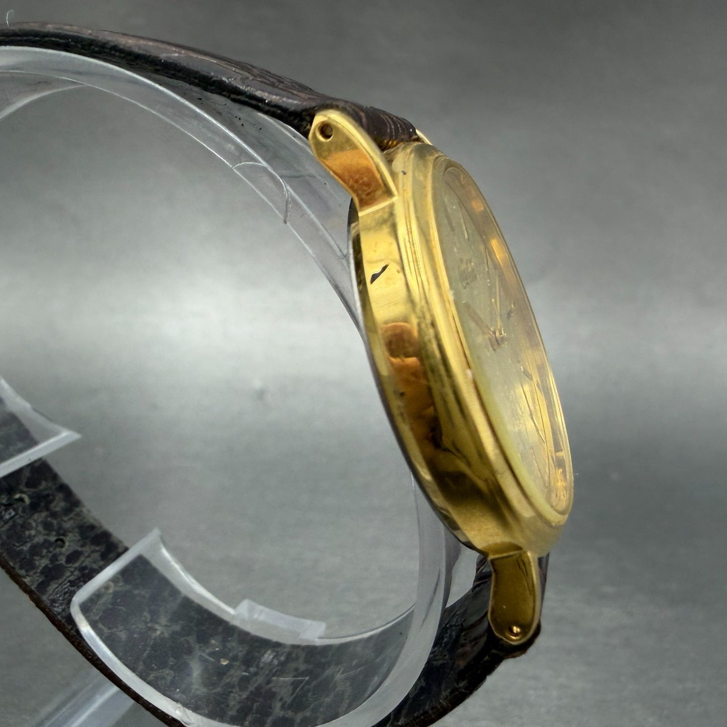 Citizen Coca Cola Watch Unisex 32mm Gold Dial Gold Tone Round New Battery3