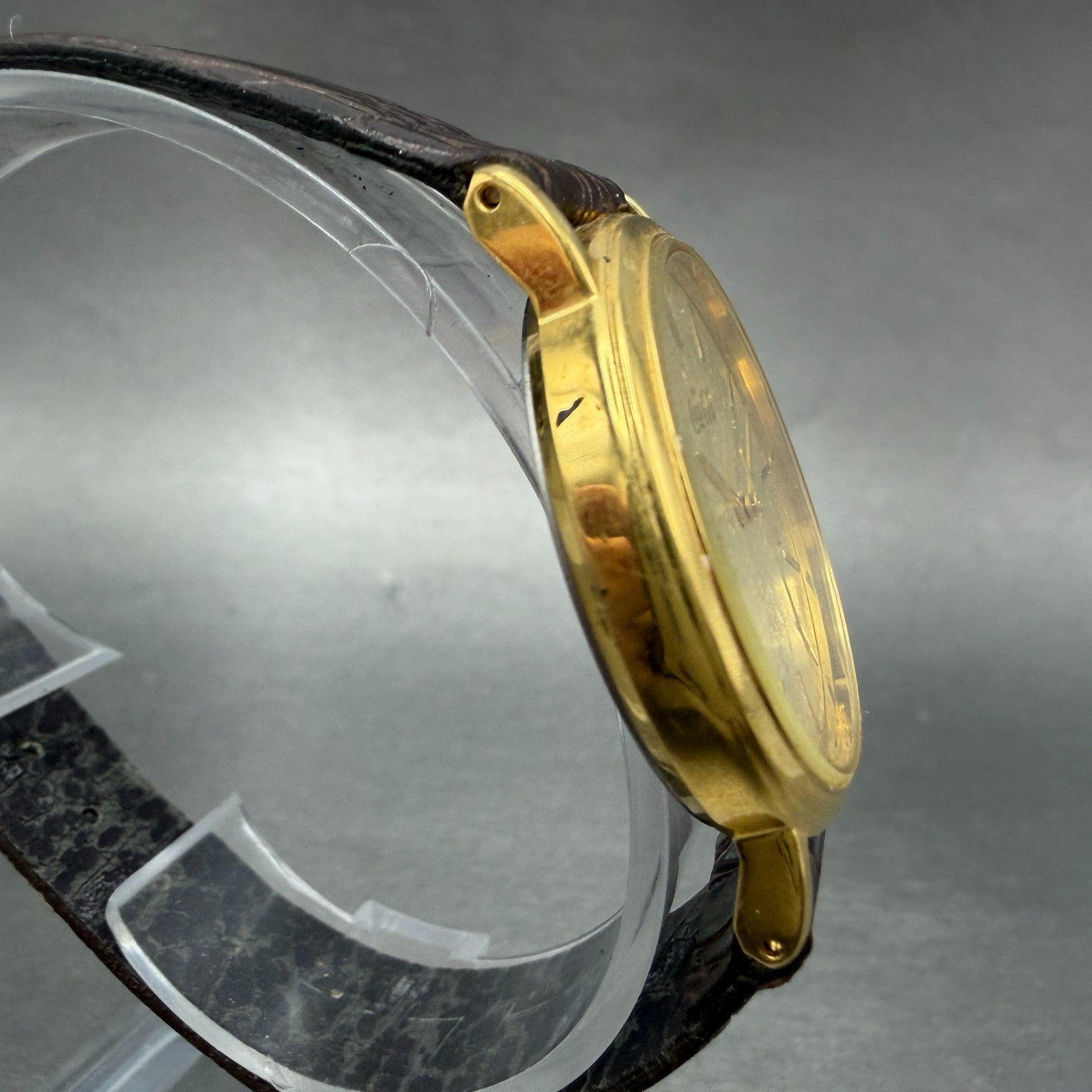 Citizen Coca Cola Watch Unisex 32mm Gold Dial Gold Tone Round New Battery3