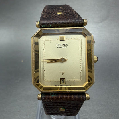 Citizen Watch Unisex 26mm Champagne Dial Gold Tone Date 3450-340141 PARTS0