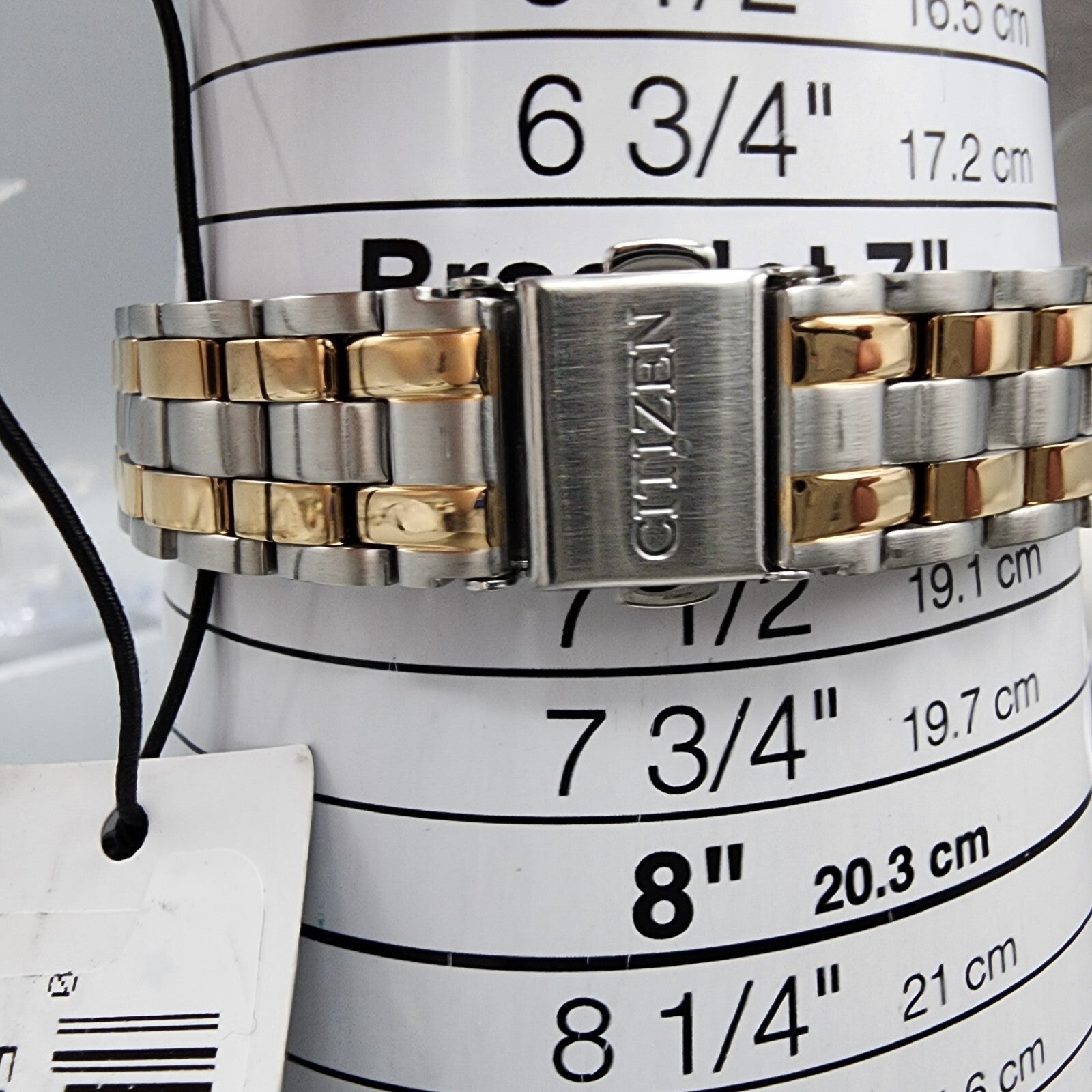 Citizen EcoDrive Peyton Watch Women Brown Dial Two Tone Date Bracelet E012265910