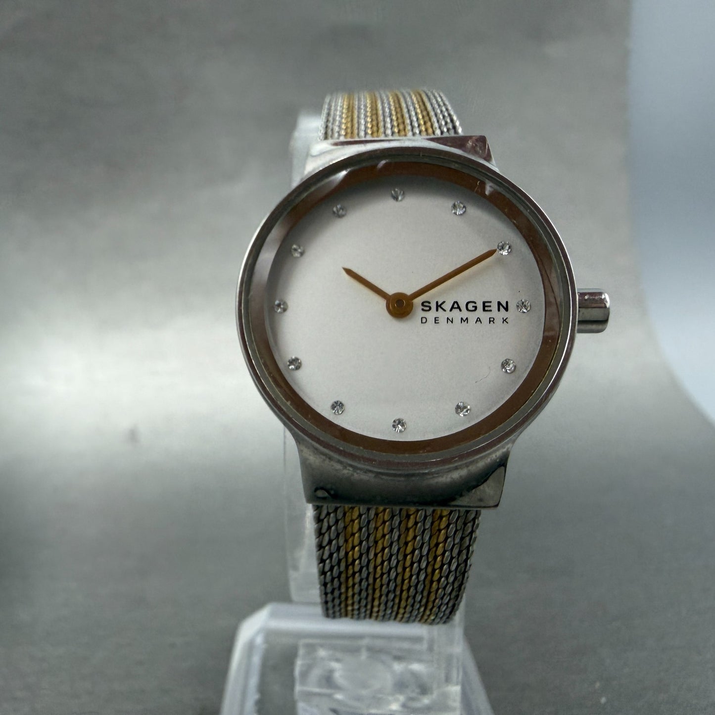 Skagen Freja Watch Women 26mm White Dial Two Tone Round SKW2698 New Battery5