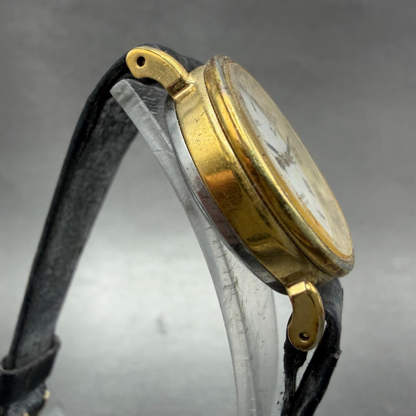 Seiko Socie Watch Women 23mm White Dial Gold Tone Oval Manual 11-8420 Runs VTG3