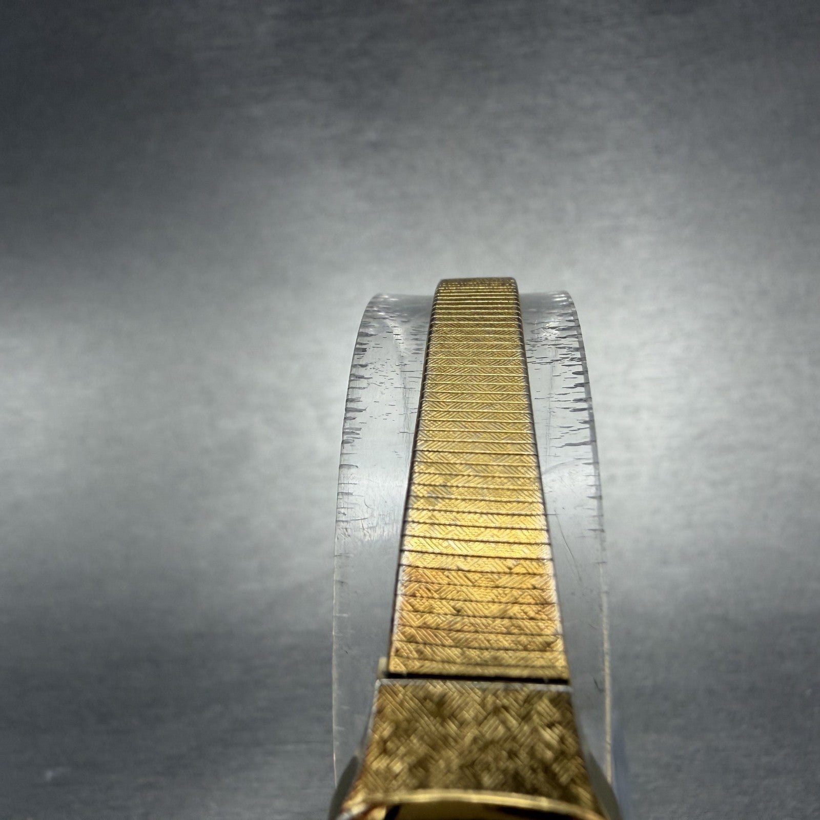 Seiko Watch Women 16mm Champagne Dial Gold Tone Rectangle 1400-6579 New Battery4