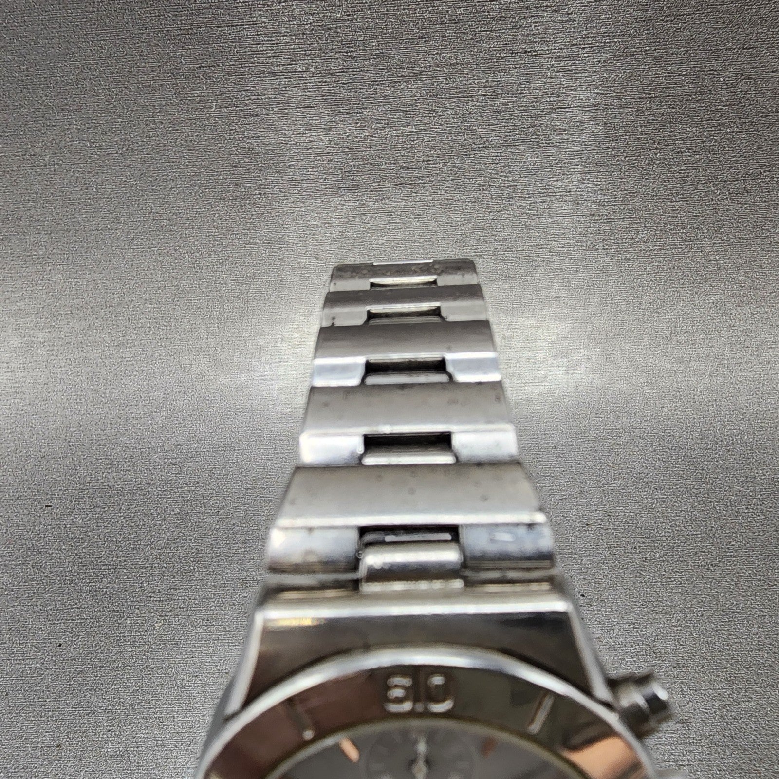 Citizen Wicca Chronograph Watch Women 35mm Gray Dial Silver Tone Date New Batt4