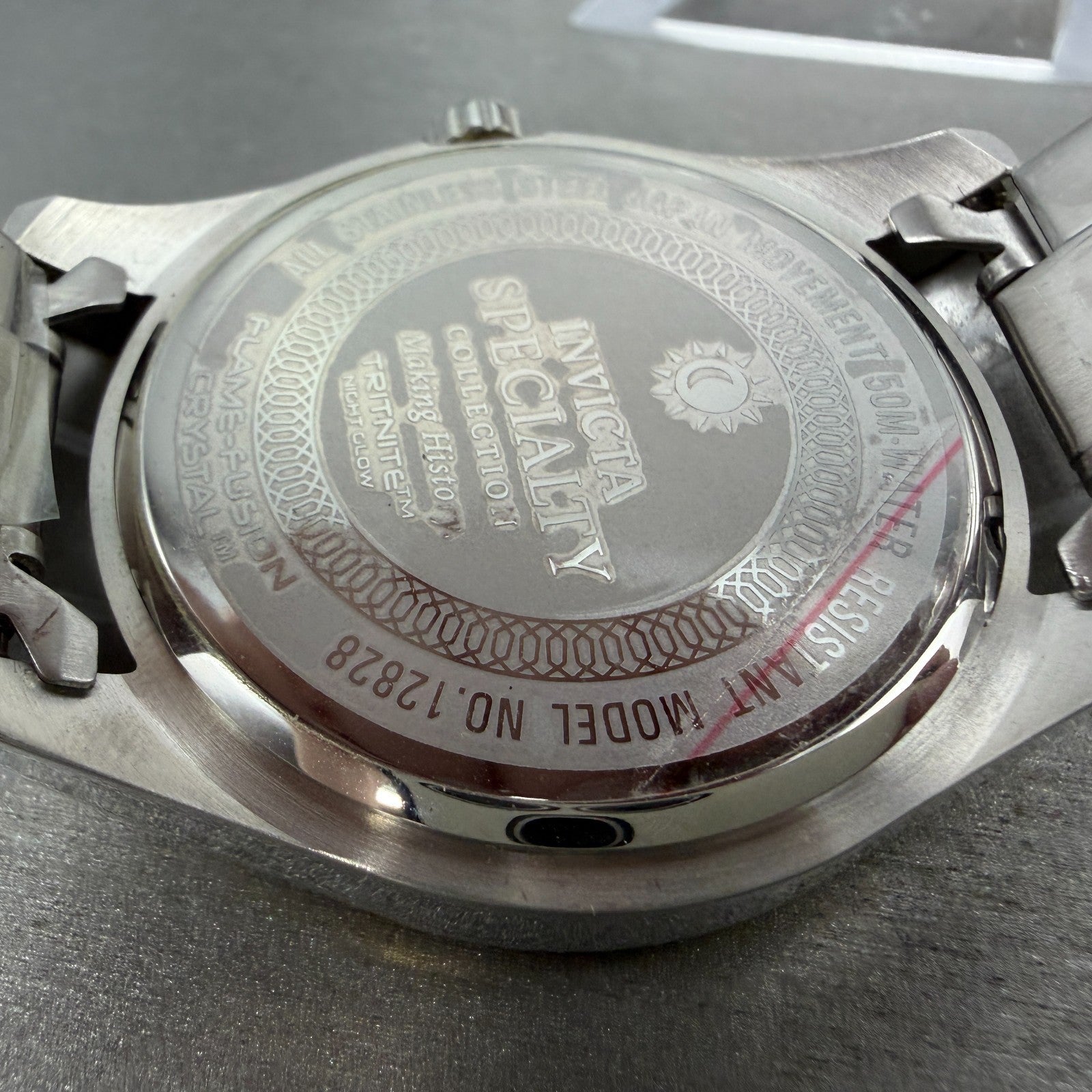 Invicta Specialty Watch Men 45mm Blue Dial Two Tone Round 12828 New Battery10