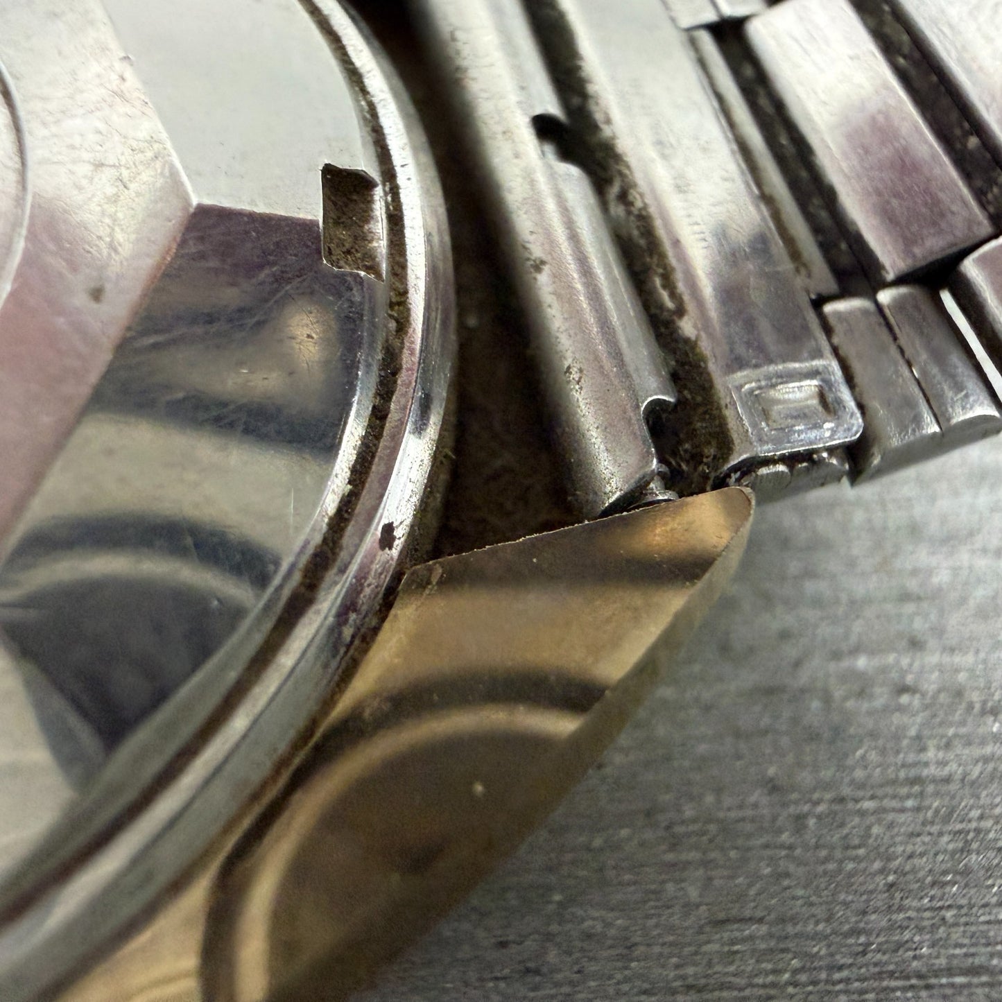 Rado Balboa V Watch Men 36mm Silver Dial Gold Tone Oval Date Automatic Runs VTG10