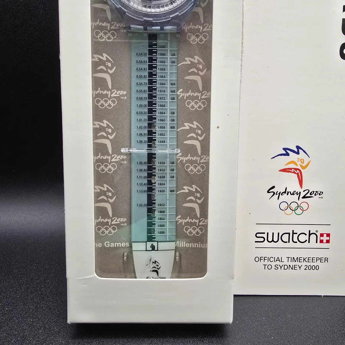 Swatch Scuba 200 Touch Pad Watch Men 38mm Blue Sydney 2000 Olympic SDZ104 NOS8