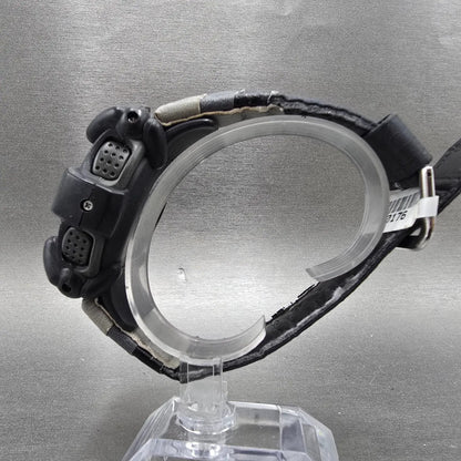 Casio G-Shock Riseman DW-9100 Watch Men 54mm Black Alarm Chronograph New batt JP6