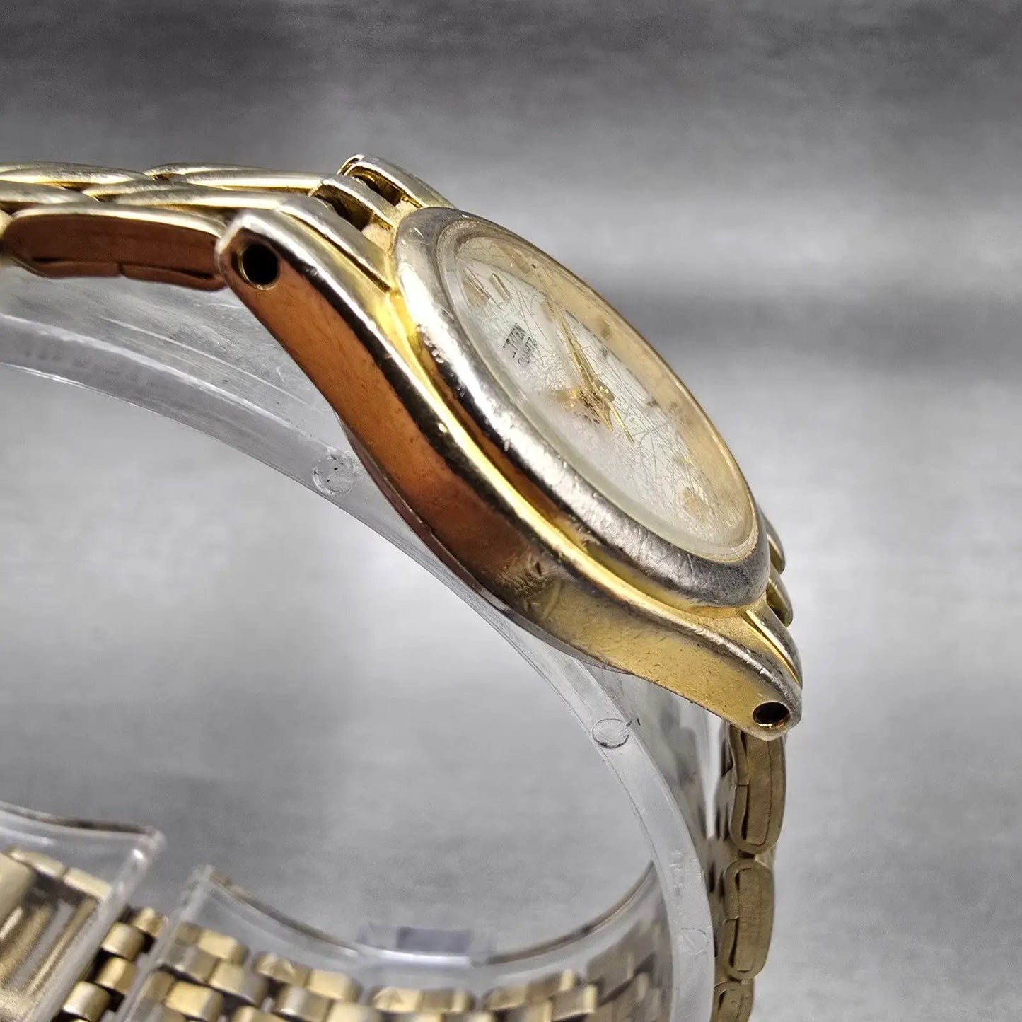 Citizen Watch Women 24mm MOP Dial Gold Tone Round 8031-S52543 New Battery VTG3