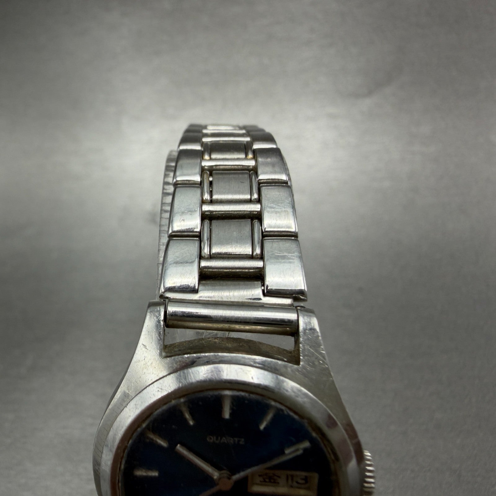Seiko Watch Women 25mm Blue Dial Silver Tone Daydate 2623-0770 New Battery4