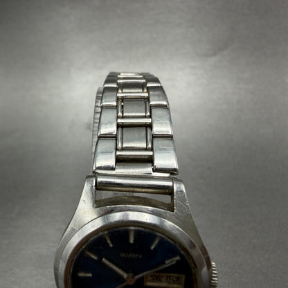 Seiko Watch Women 25mm Blue Dial Silver Tone Daydate 2623-0770 New Battery4