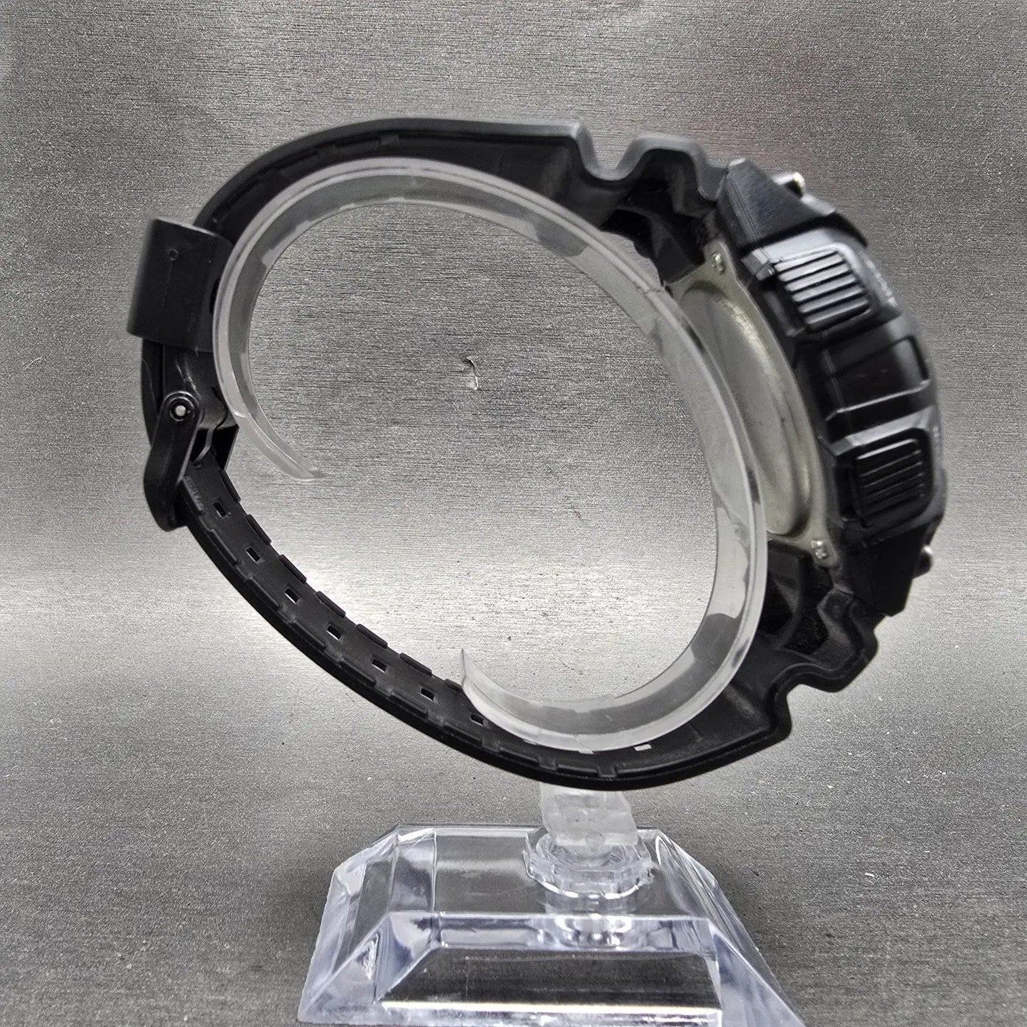 Casio W-736H Watch Men 45mm Black Vibration Alarm Chronograph Digital New Batt8