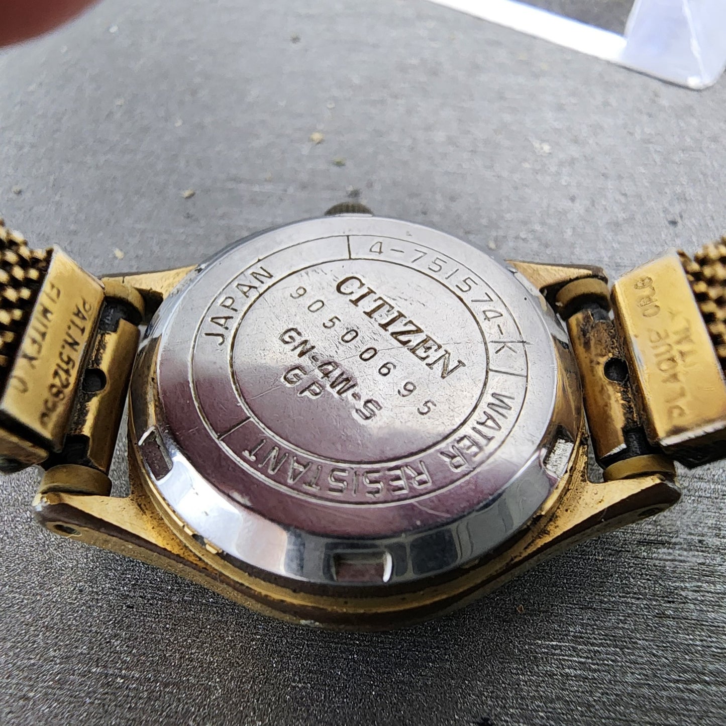 Citizen CQ Watch Women 23mm White Dial Gold Tone Round 4751574 New Battery10