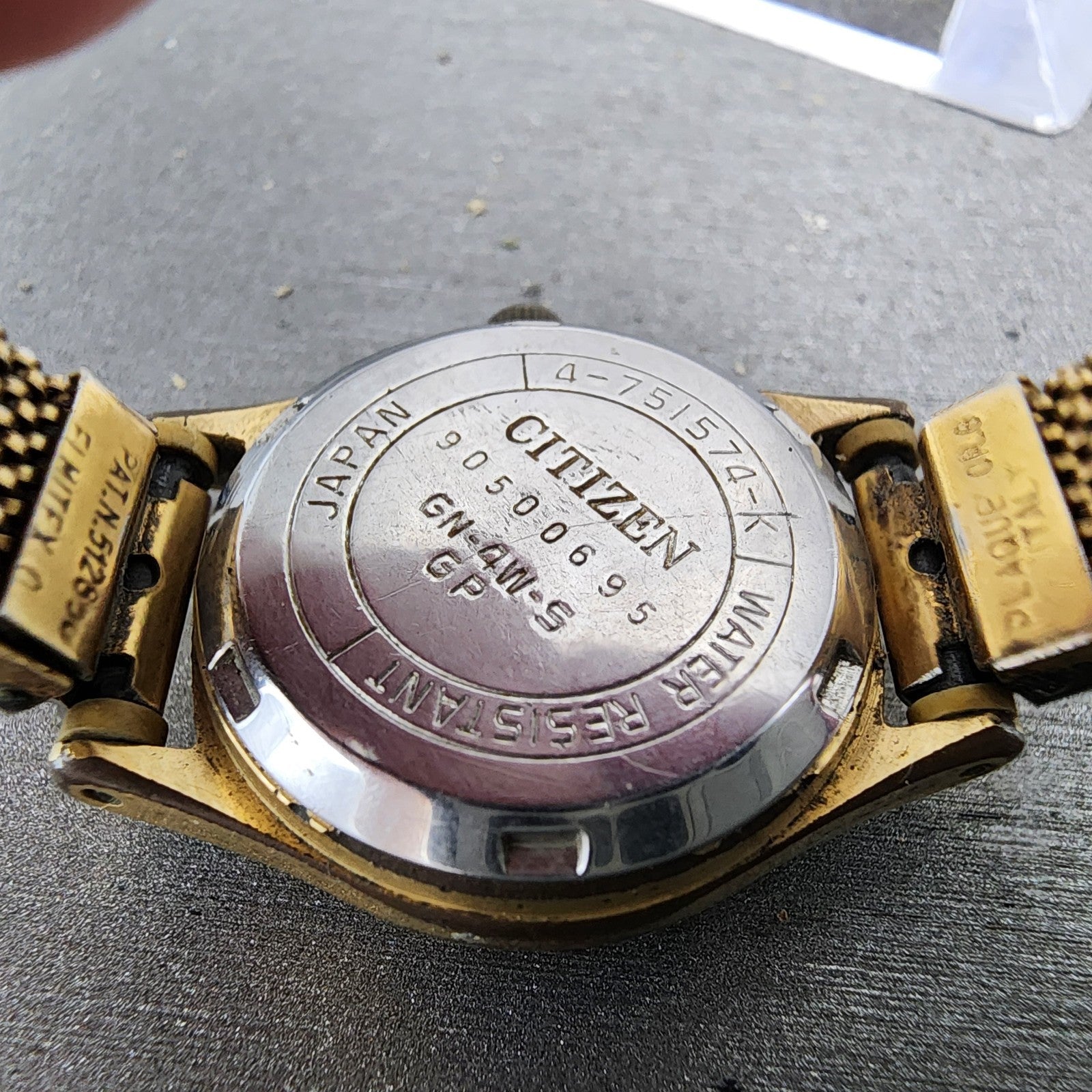 Citizen CQ Watch Women 23mm White Dial Gold Tone Round 4751574 New Battery10