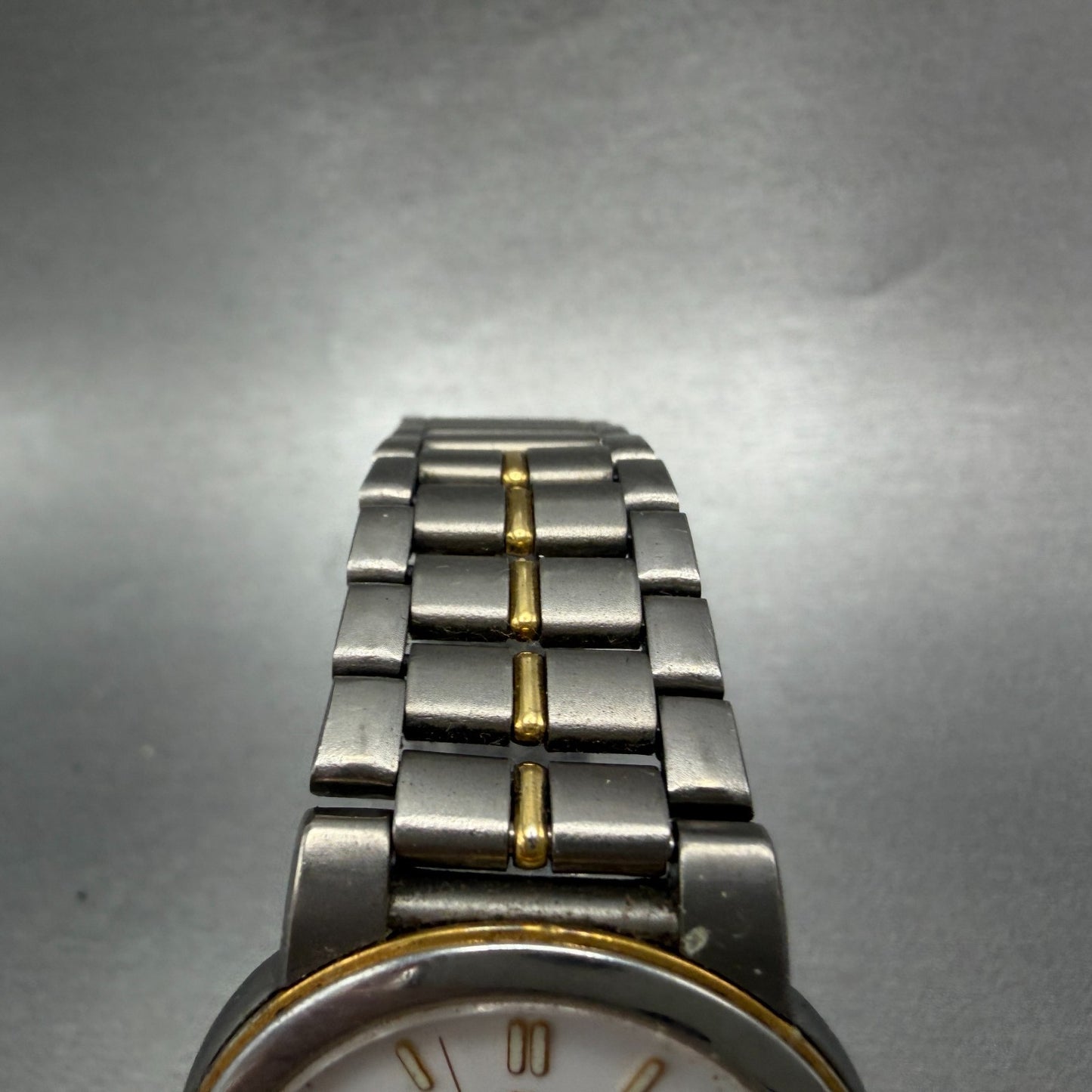 Citizen Attesa Watch Men 33mm White Dial Two Tone Titanium 5631-F60447 New Batt4
