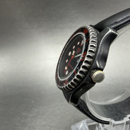Citizen Vega Dive Watch Women 33mm Black Dial Black Tone Daydate New Battery2
