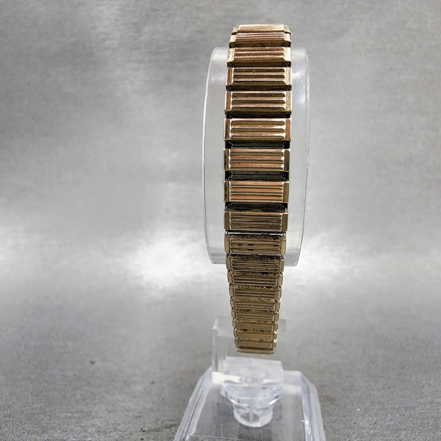 Omega De Ville Watch Women 20mm Gold Dial 10K Gold Filled Round 5910040 New bat7