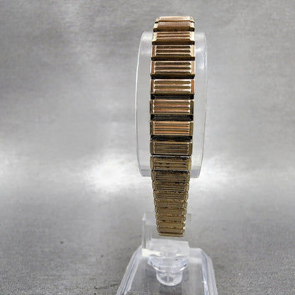 Omega De Ville Watch Women 20mm Gold Dial 10K Gold Filled Round 5910040 New bat7