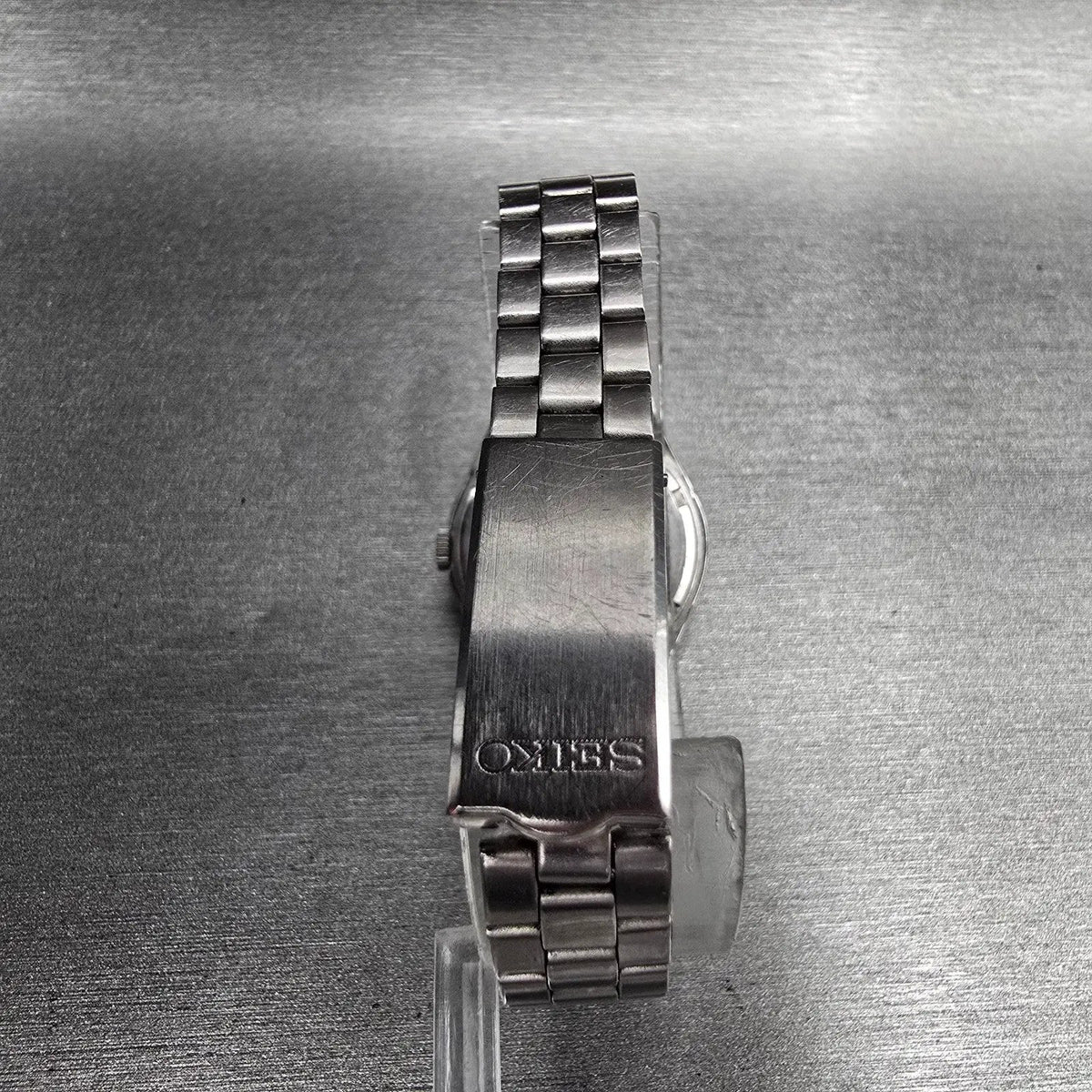 Seiko Watch Women 24mm Silver Dial Silver Tone Daydate Round 2626-0100 New Batt7