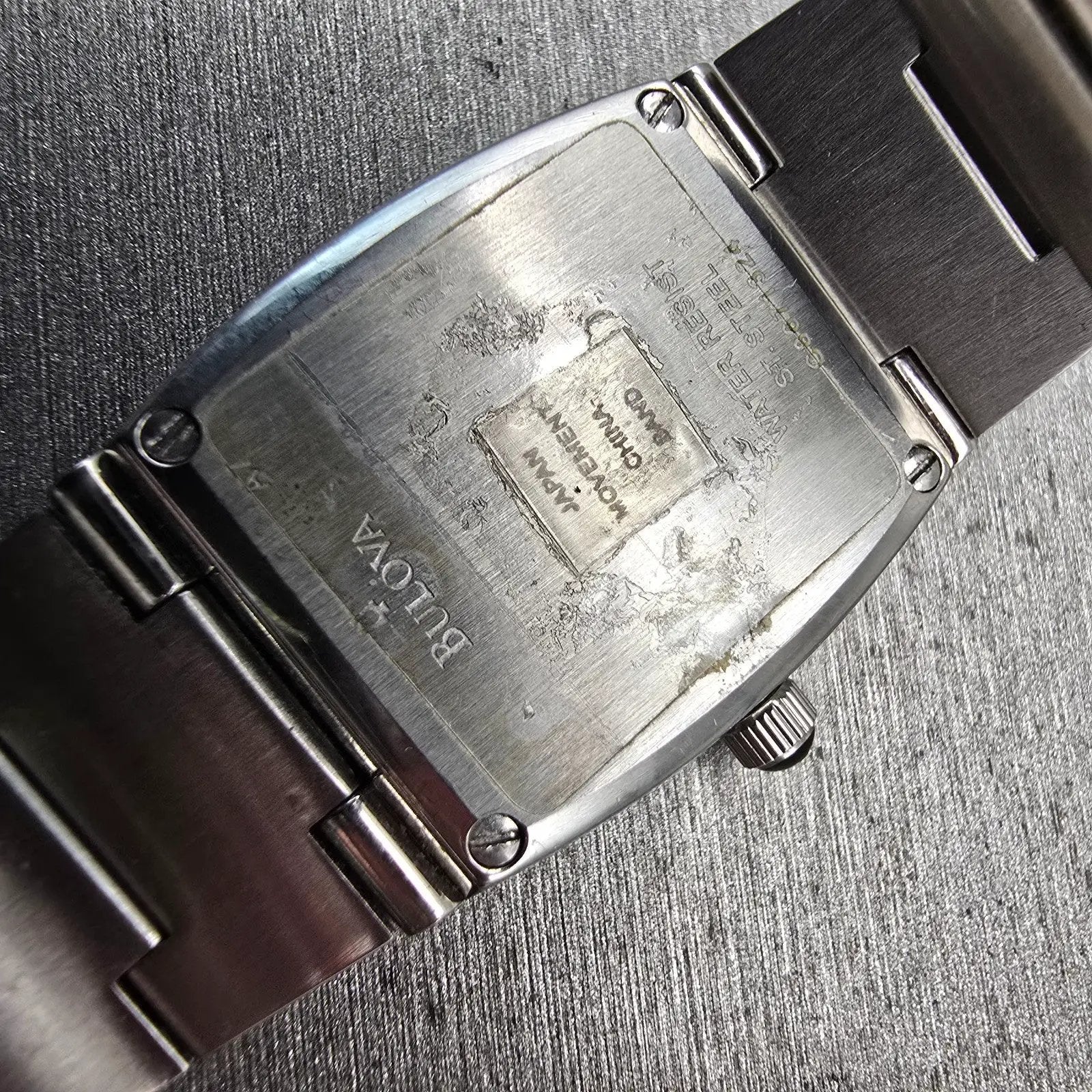 Bulova Watch Women 22mm MOP Dial Silver Tone Rectangle 96P000 New Battery10