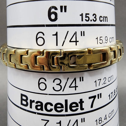 Citizen EcoDrive Watch Women 17mm Cream Dial Gold Tone Rectangle Runs10