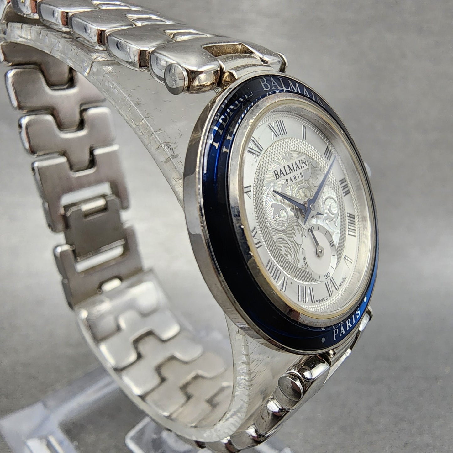 Balmain Watch Women 26mm Silver Dial Silver Tone Small Seconds  New Battery2