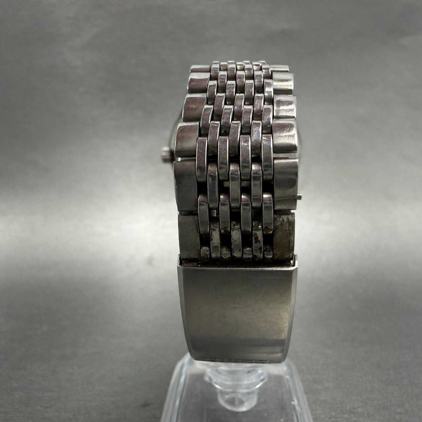 Seiko Business A Watch Men 37mm Silver Dial Silver Tone Daydate 8346-9010 PARTS8