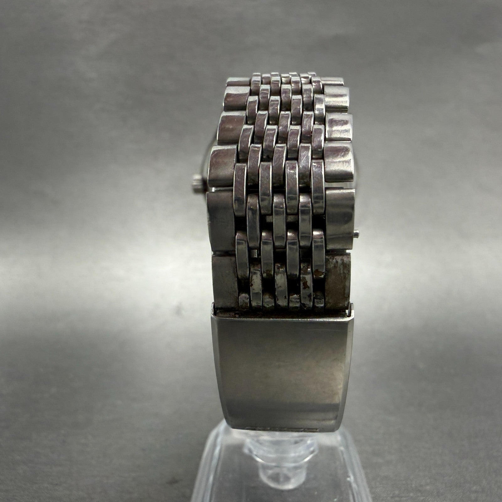 Seiko Business A Watch Men 37mm Silver Dial Silver Tone Daydate 8346-9010 PARTS8