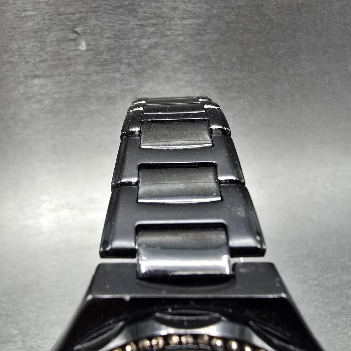 Fossil Watch Women 36mm Black Dial Black tone Daydate Round BQ2645 New Battery4