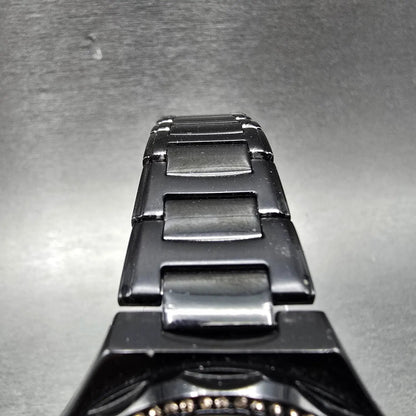Fossil Watch Women 36mm Black Dial Black tone Daydate Round BQ2645 New Battery4