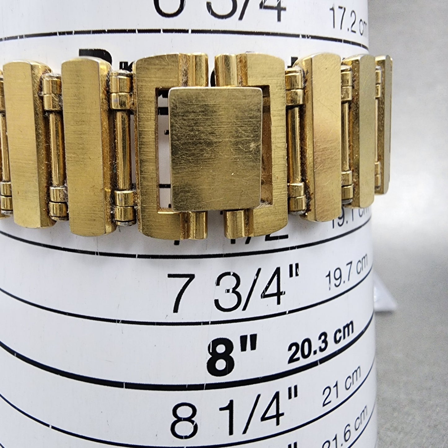 Seiko Tank Watch Men 23mm Champagne Dial Gold Tone Rectangle 73205889 New Batt10