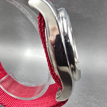 Bertucci A-2T Rosso Corsa Watch Men 40mm Red Dial Titanium Round New battery4