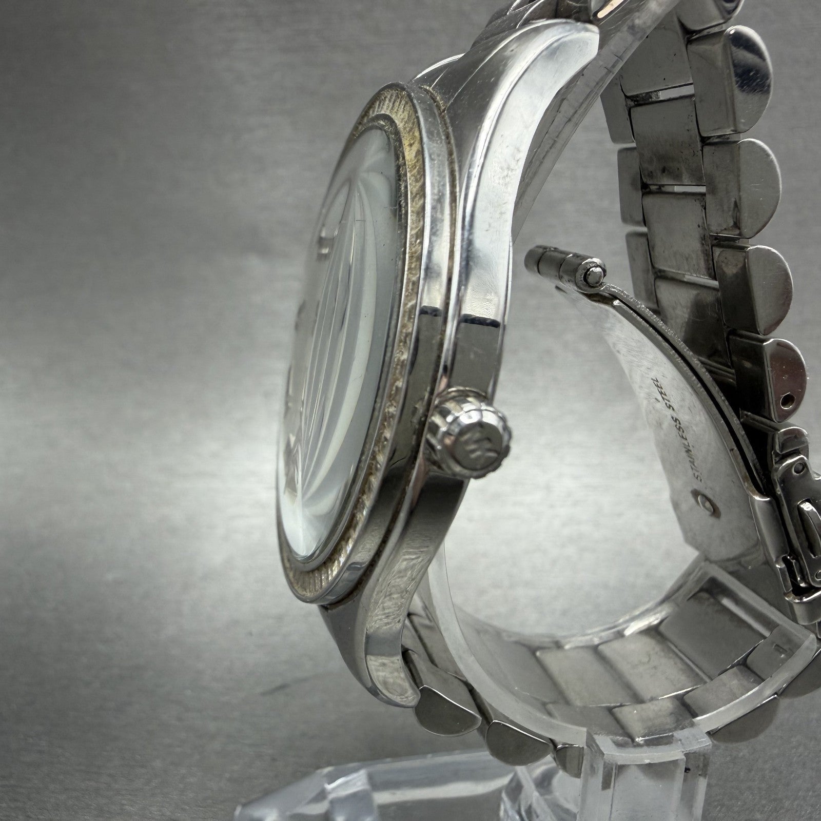 Michael Kors Blake Watch Women 42mm Silver Dial Silver Tone Round MK3243 NewBatt2