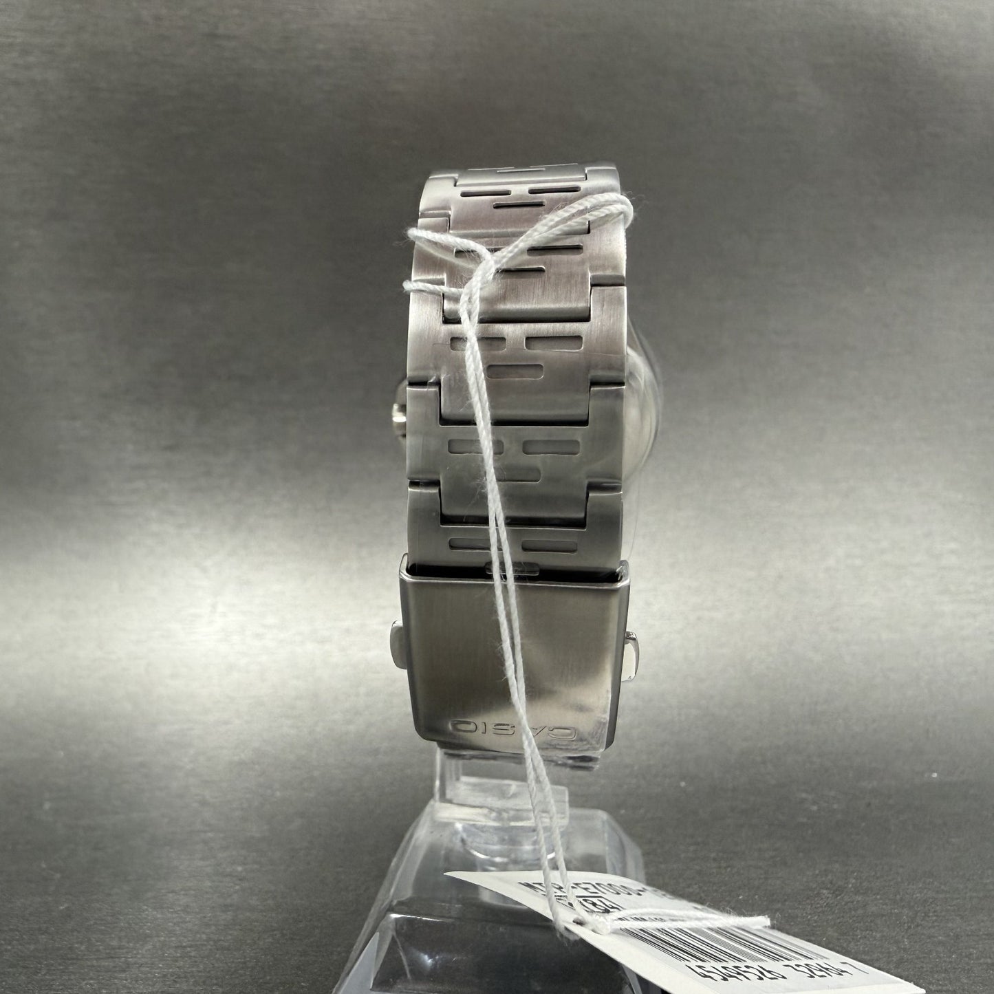 Casio MTP-E700 Watch Men 39mm Black Dial  Silver Tone Metal Date Bracelet Round7