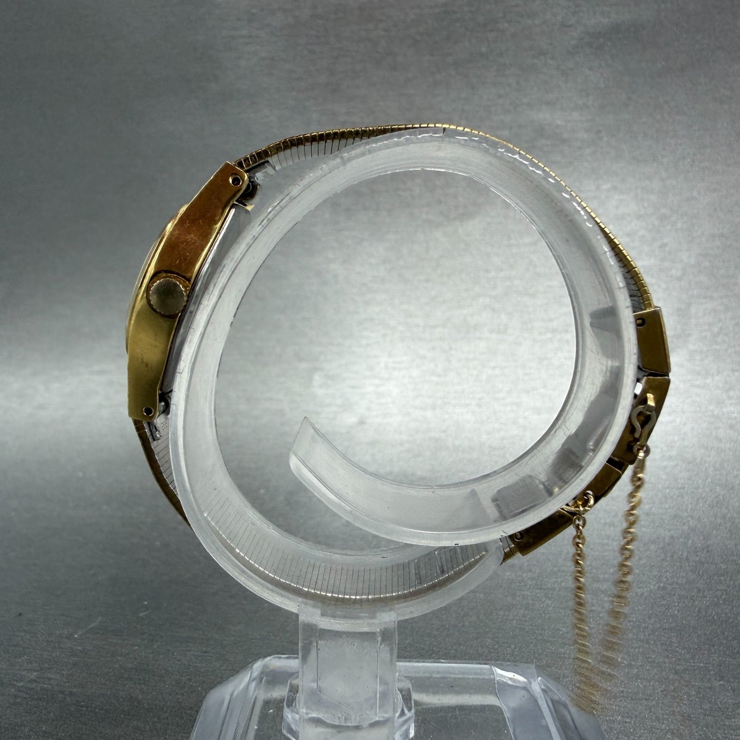 Seiko Watch Women 20mm Black Dial Gold Tone Round 8Y21-0020 New Battery Vintage6