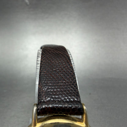 Seiko Watch Women 26mm Champagne Dial Gold Tone Round 4N00-0081 New Battery4